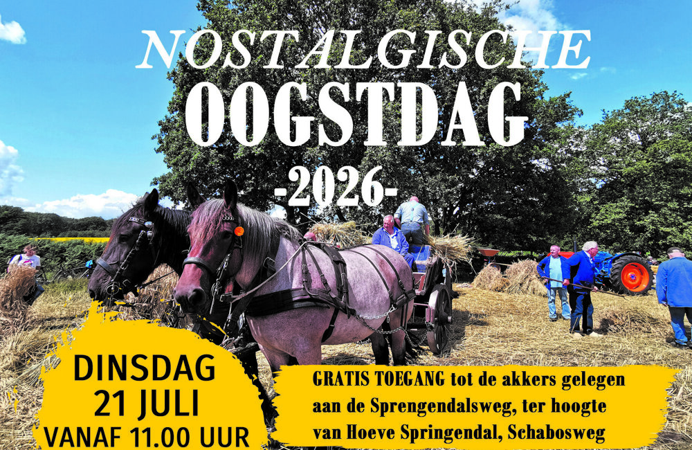 Flyer Nostaligische Oogstdag 2026