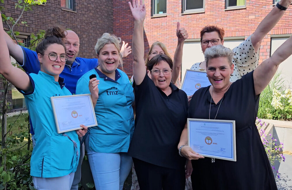 Bronzen certificaat Milieuthermometer Zorg voor TMZ